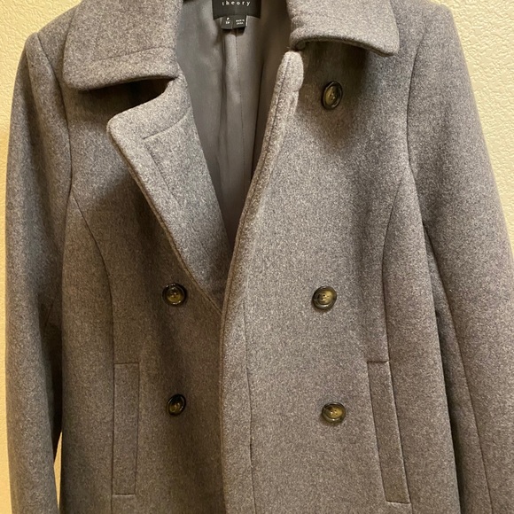 ♦️SOLD♦️Theory wool Jacket size Petite - Picture 1 of 5